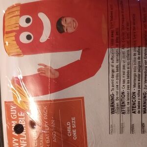 Halloween costume -Wavy arm guy One size (child)